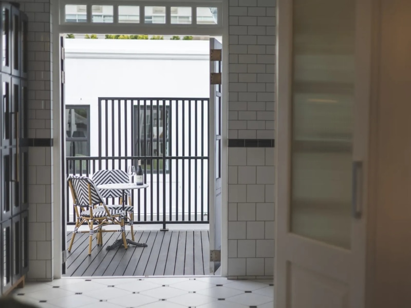 Superior Luxury Room terrace doors, Cape Cadogan Boutique Hotel