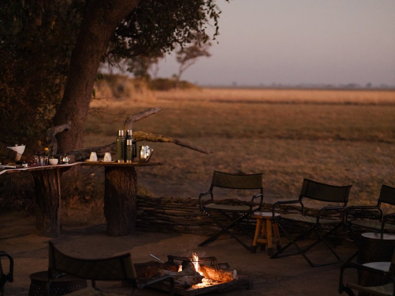 Main area details, Chisa Busanga Camp
