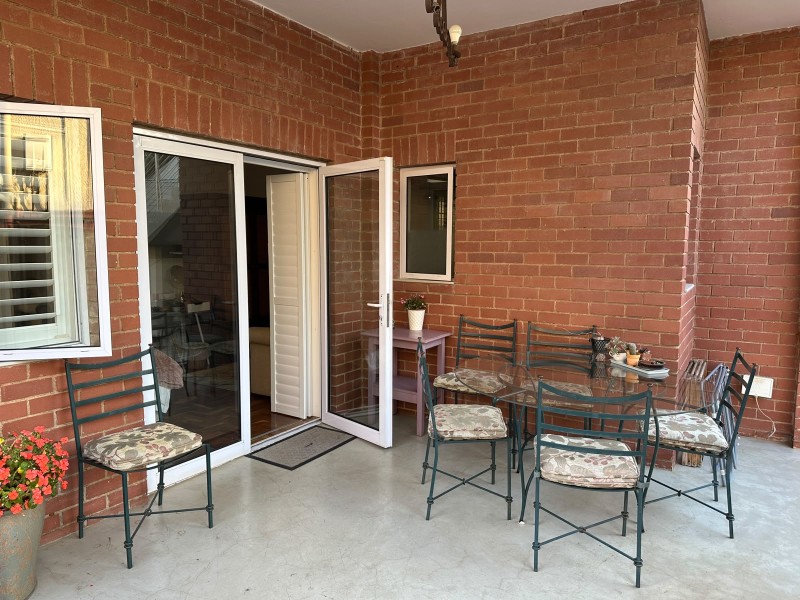 Covered patio