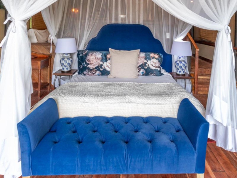 Luxury Tented Suite bedroom, Islands of Siankaba
