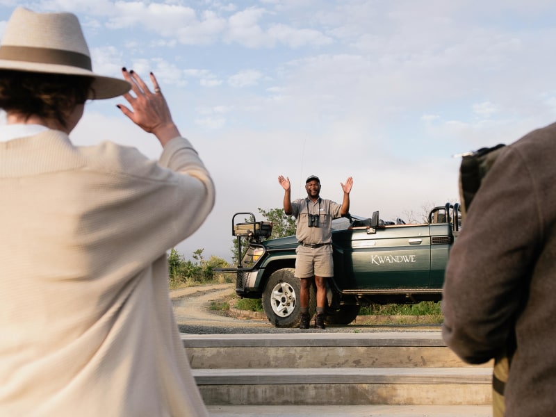 The landscape at Kwandwe Private Game Reserve