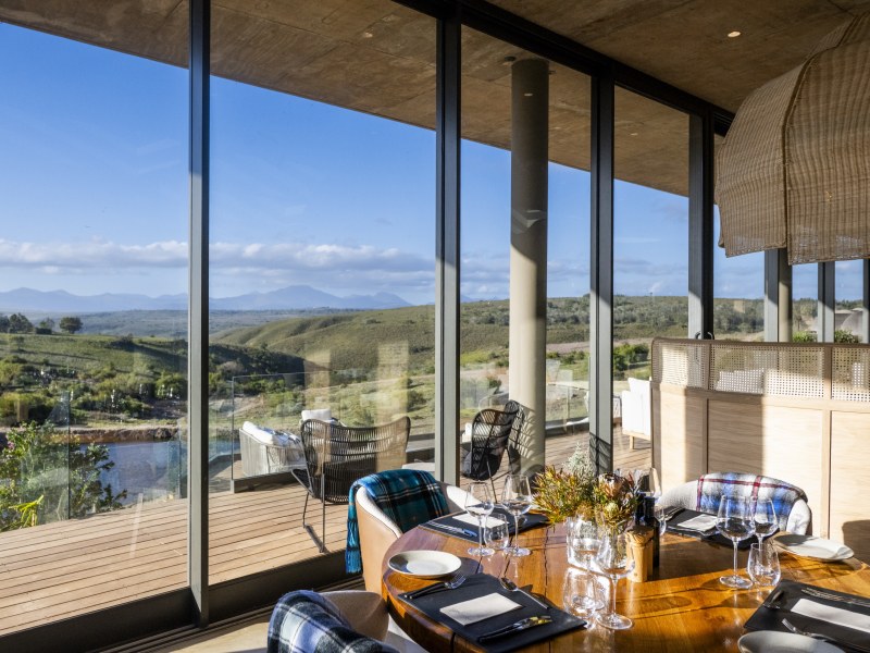 Kwena Lodge main area at Gondwana Game Reserve