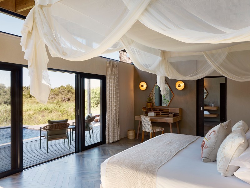 Family River Suite second bedroom, Lion Sands River Lodge