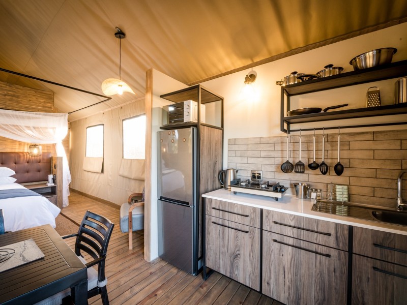 Self-Catering River Tent at Nkuhlu Tented Camp