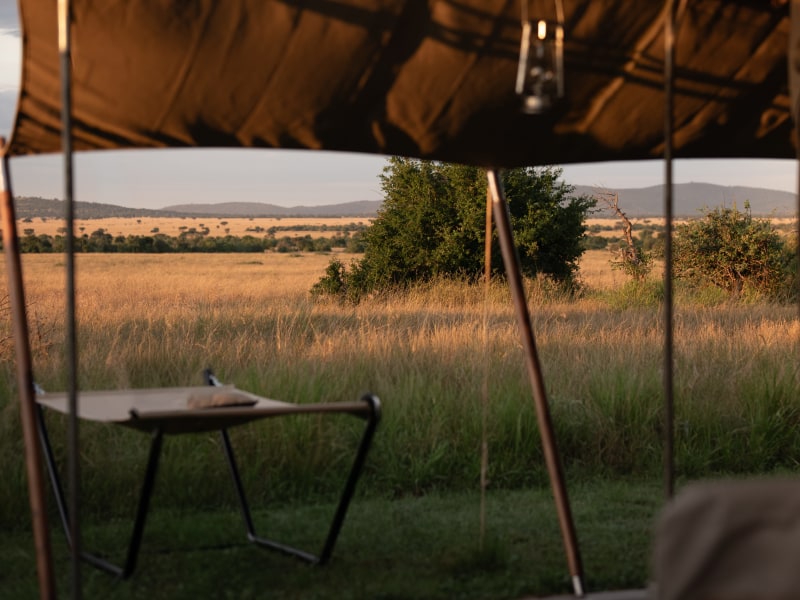 Singita Explore Room Hammock at Singita Explore