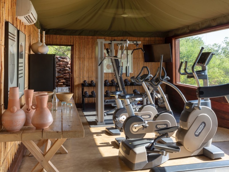 Faru Faru Activities Fitness Centre at Singita Faru Faru Lodge