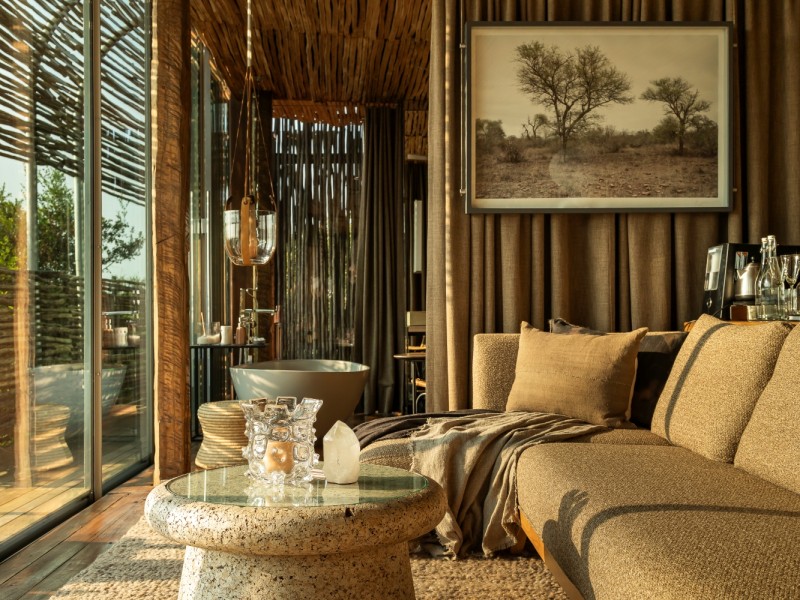 Singita Lebombo Suite Bedroom at Singita Lebombo Lodge