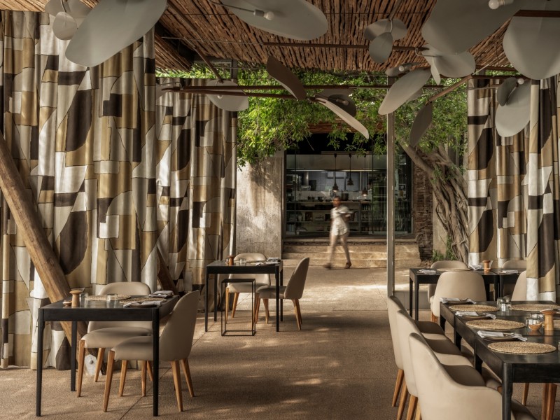 Kruger National Park Lebombo Lodge Dining Room at Singita Lebombo Lodge