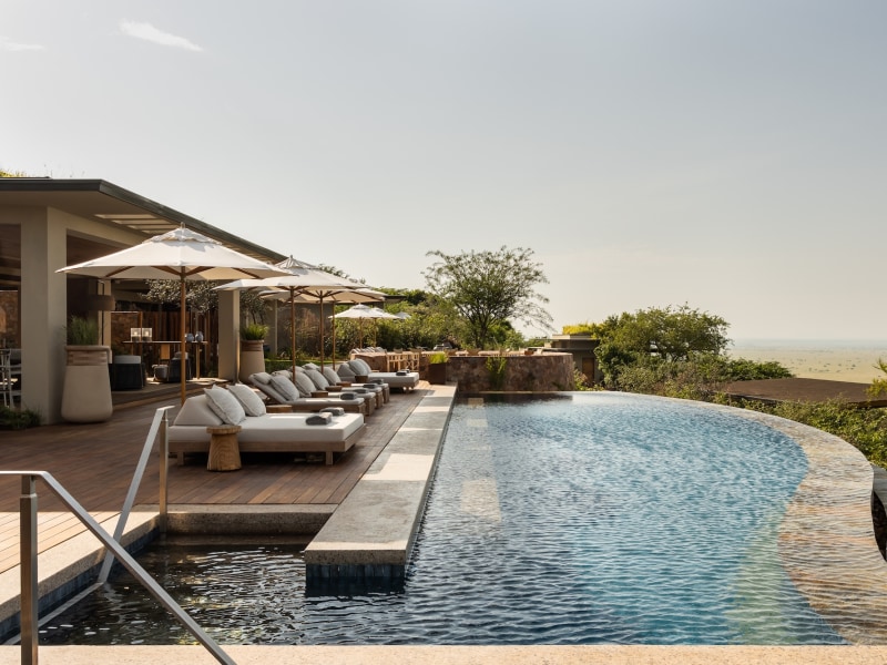 Singita Milele Main Pool 1 at Singita Milele