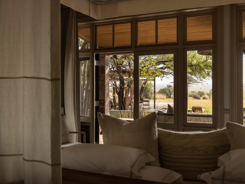 Singita Serengeti House Main Suite 11 min at Singita Serengeti House