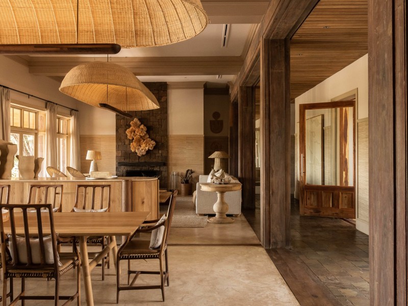 Singita Serengeti House Main Lounge and Dining 1 min at Singita Serengeti House