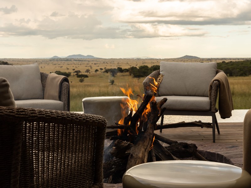 Serengeti House fire at Singita Serengeti House