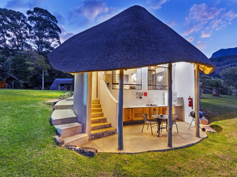 Two-bed chalet exterior