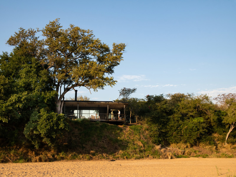 The camp exterior at Tanda Tula Safari Camp