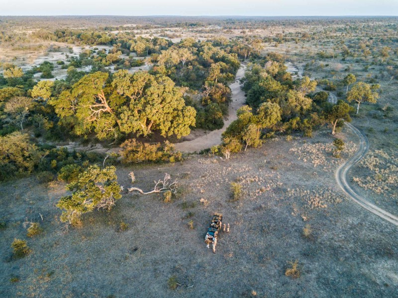 The Timbavati Private Nature Reserve, seen from Tanda Tula