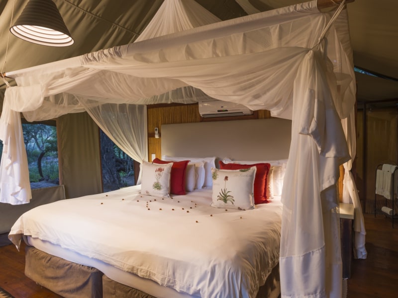 Luxury Tented Suite at Thakadu River Camp