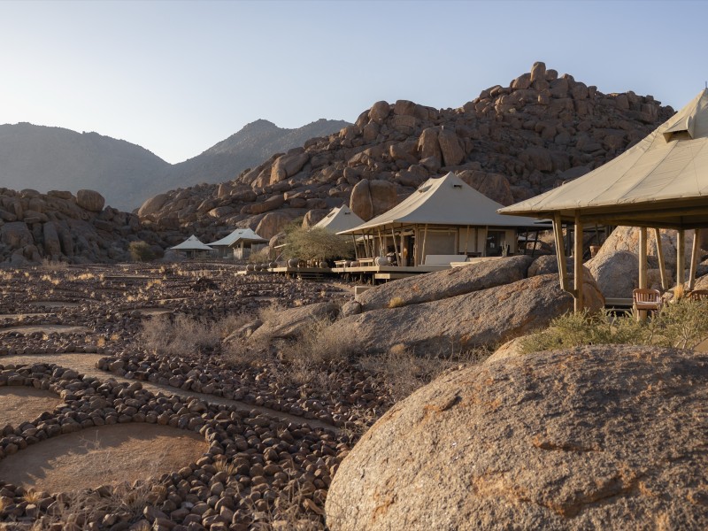 Wolwedans COLLECTION Boulders Camp Exterior Fairy Circles and Tents