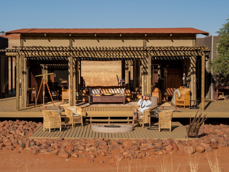 Wolwedans COLLECTION Plains Camp Front view