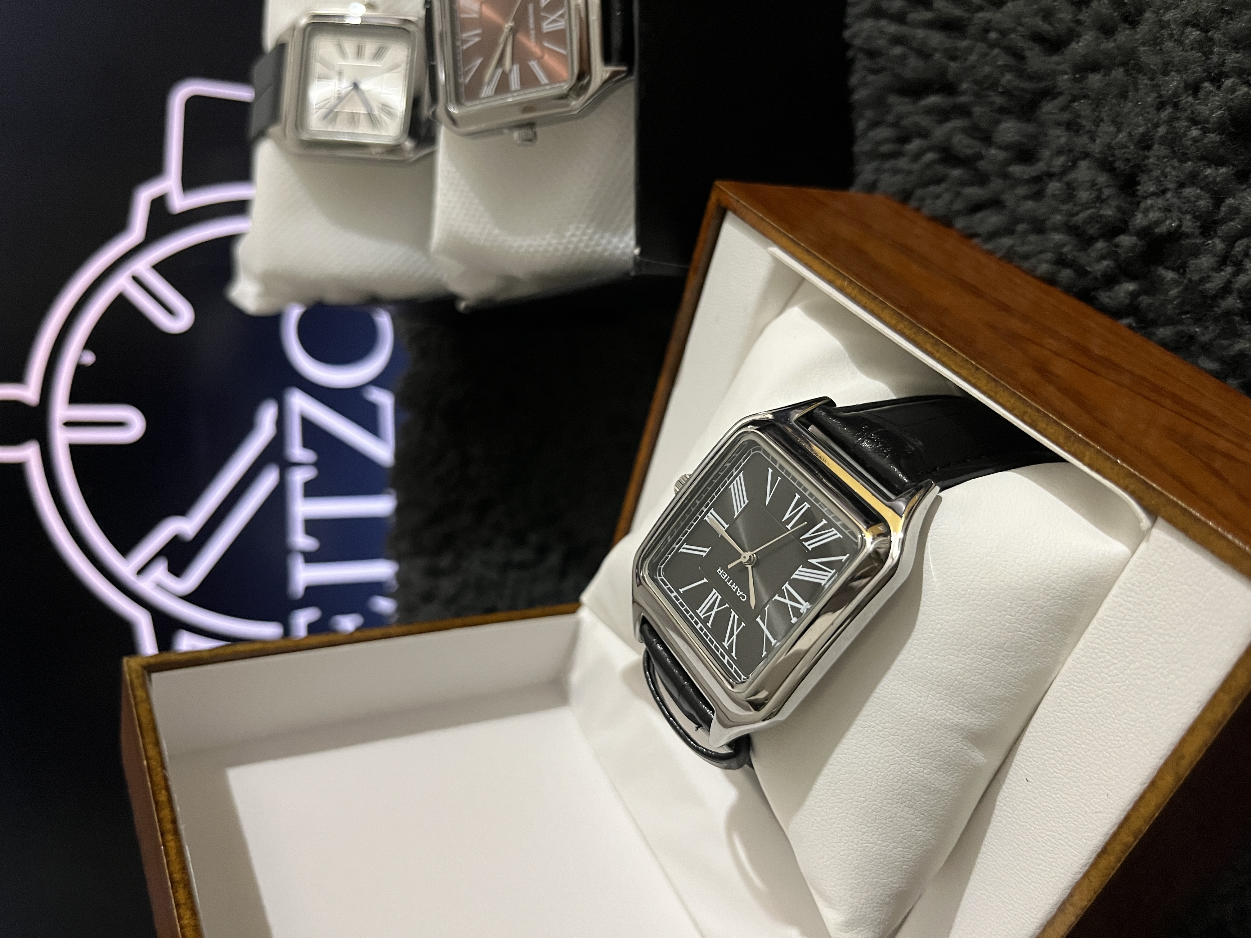 Cartier Black Vintage Watch