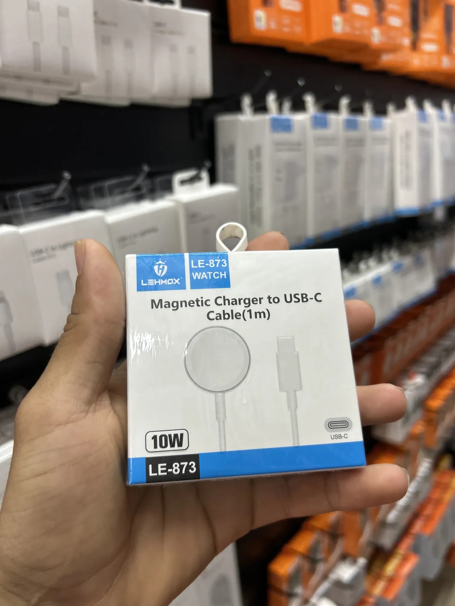 Carregador Magnético para Apple Watch USB-C 10W