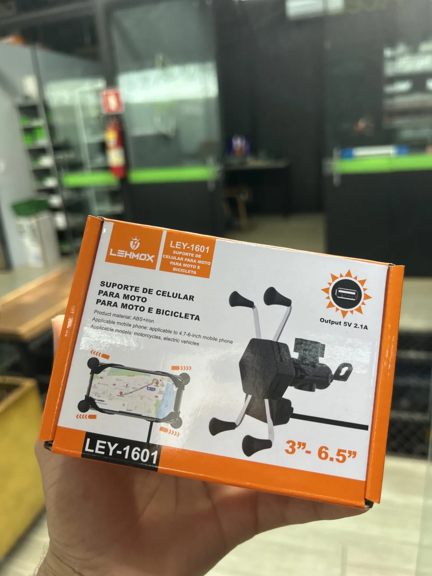 Suporte de Celular para Moto e Bicicleta LEY-1601