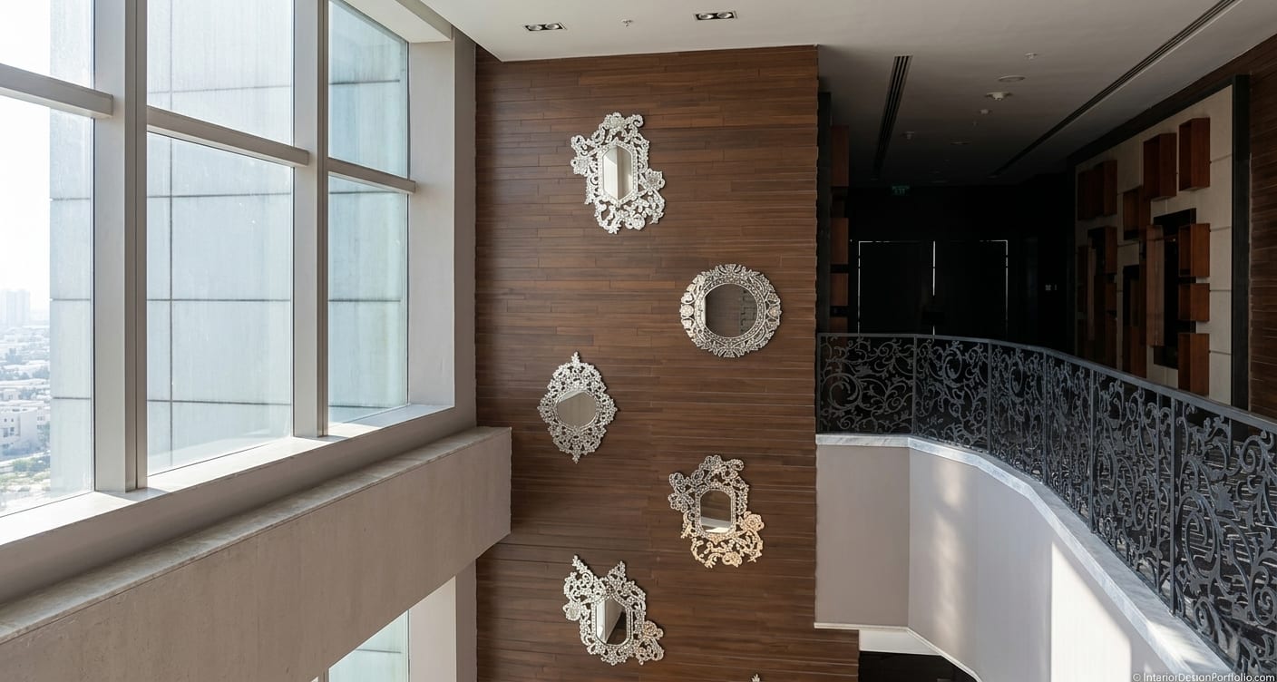 St Regis Mumbai 38th Floor Grand Wall Mirror — Arte Venezia Global