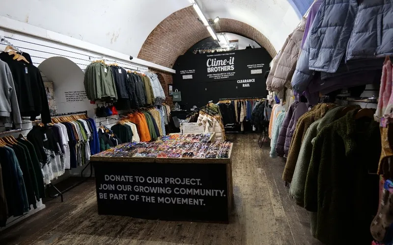 A picture of Clime-It Brothers clothes shop in Camden Town