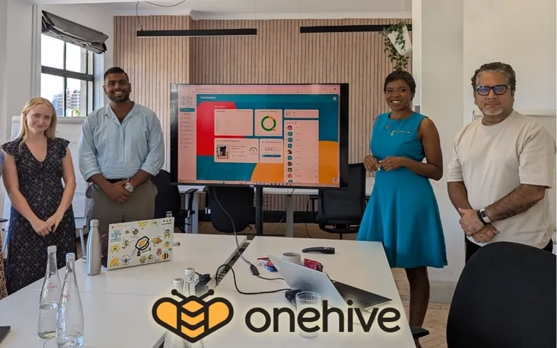 A picture of the OneHive team