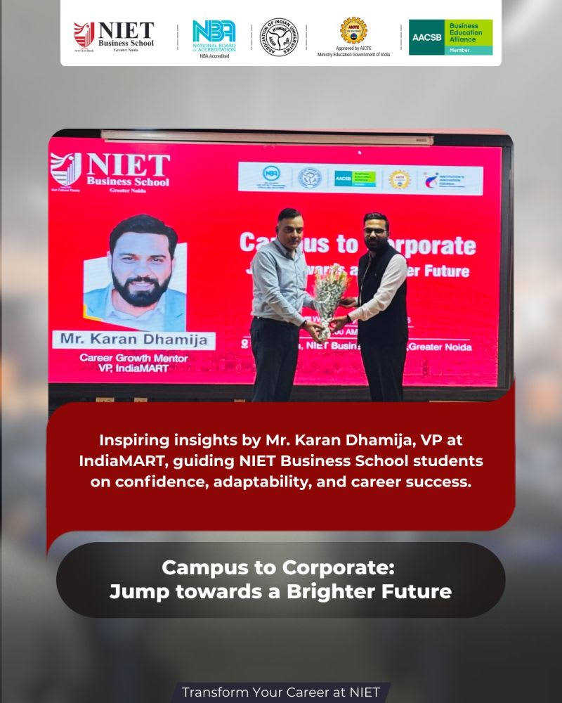 From Campus to Corporate: Building Future Leaders at NIET Business School