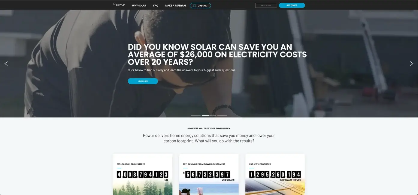 Powur Solar Dashboard