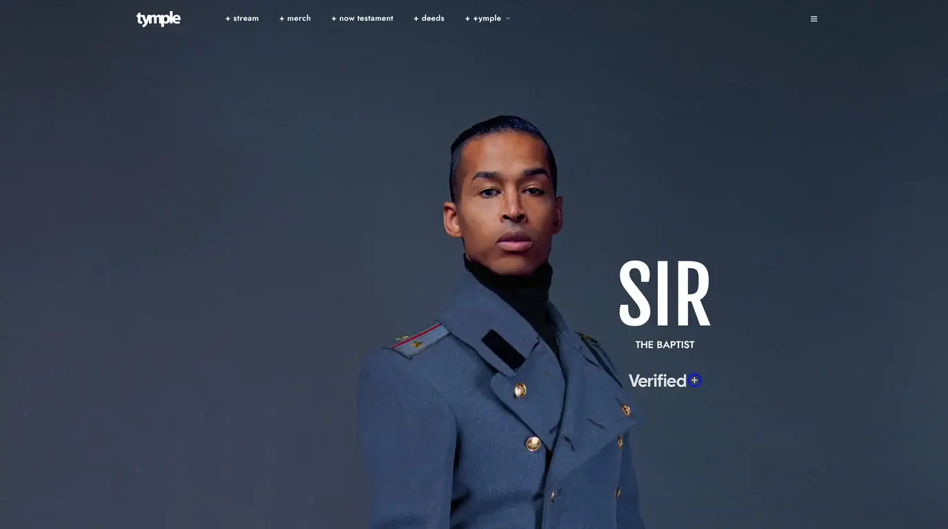 Sir The Baptist - Artist Platform