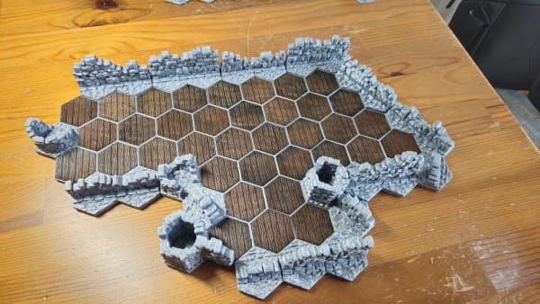 Modulární hexové pole na magnety