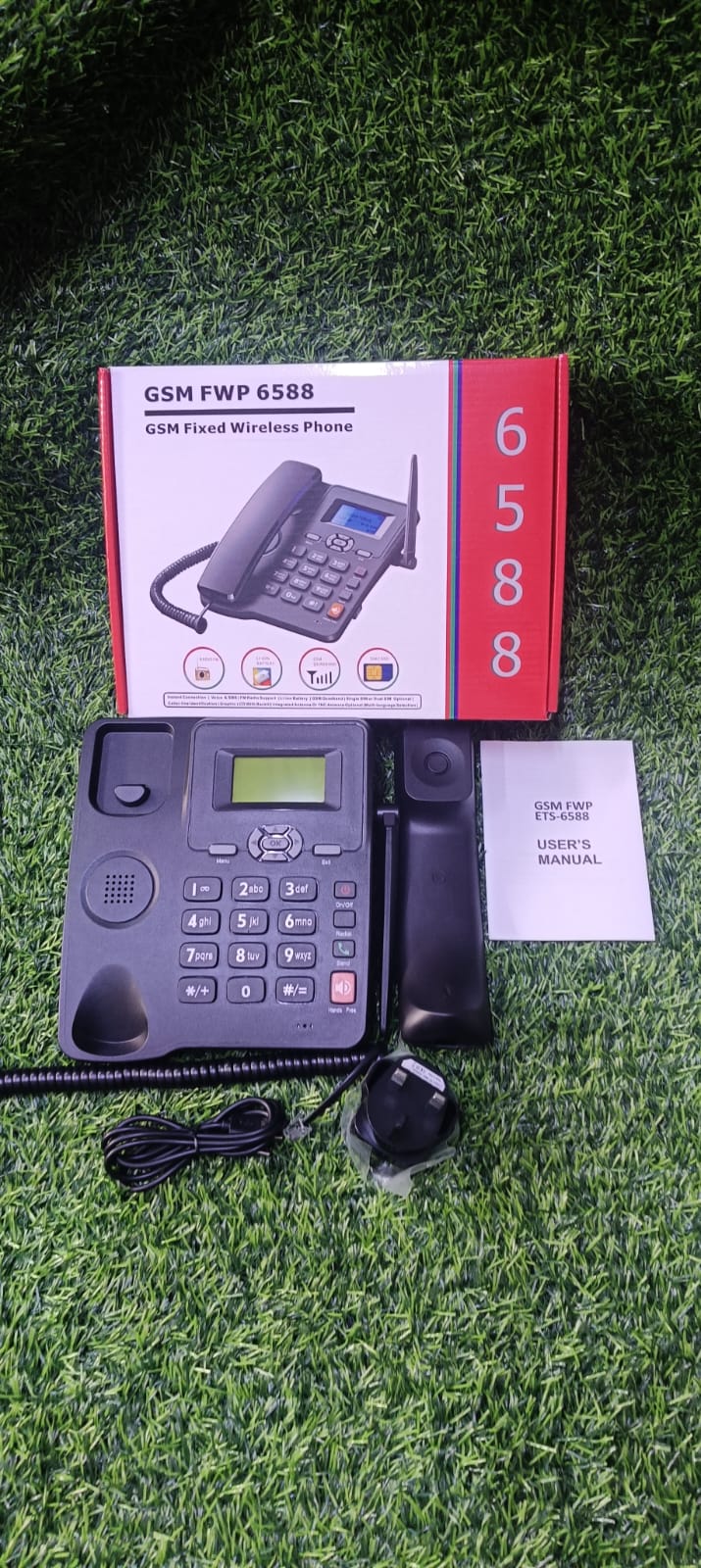 GSM FWP 6588 ETS-6588 Fixed Wireless Phone | SIM Card GSM Desk Phone