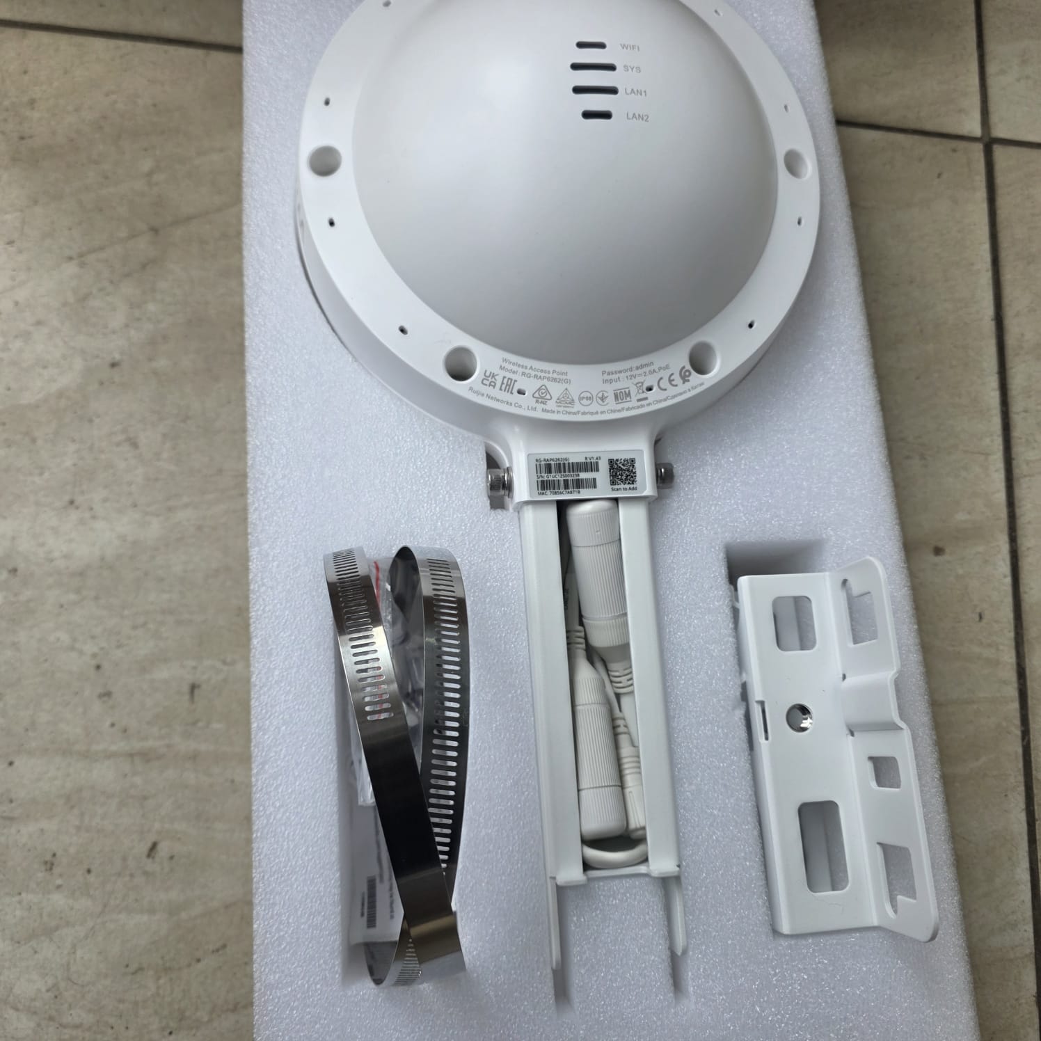 Ruijie Reyee RG-RAP2260(G) Wi-Fi 6 Access Point | omni directional