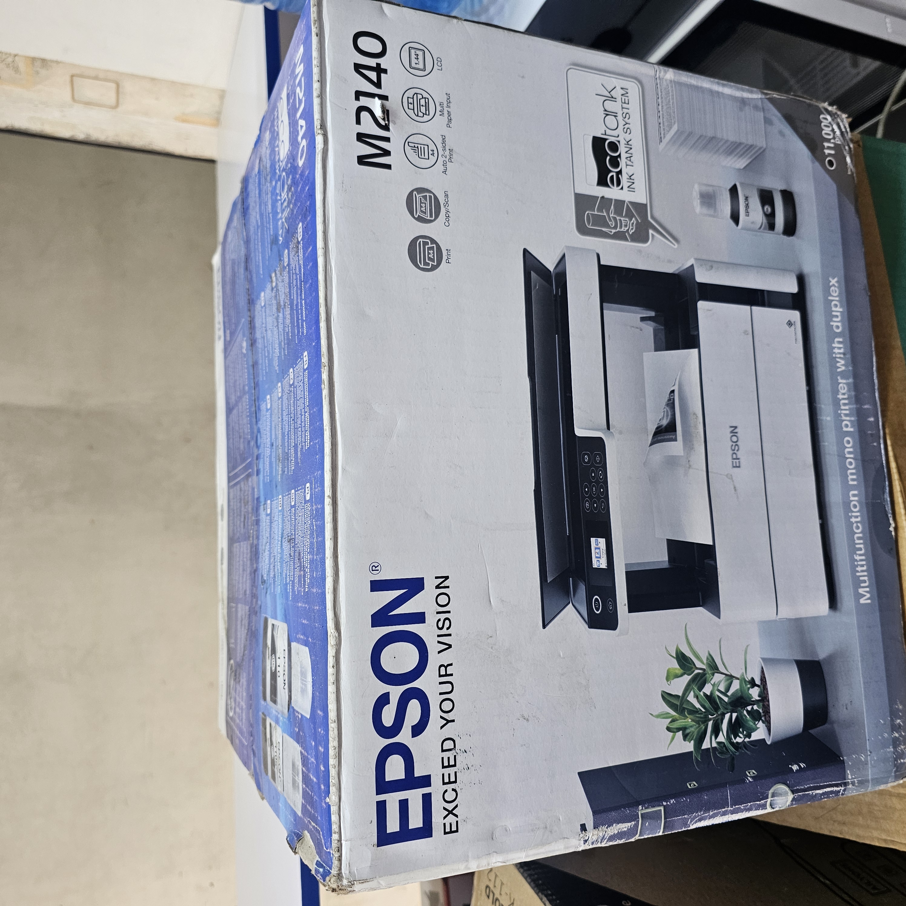 Epson EcoTank M2140 Multifunction Mono  duplex Printer | Print, Scan & Copy