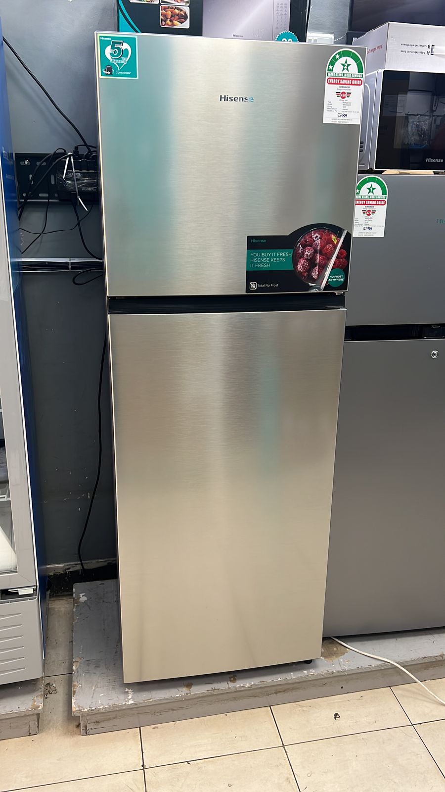 Hisense 203L double door no front refrigerator REF203DR