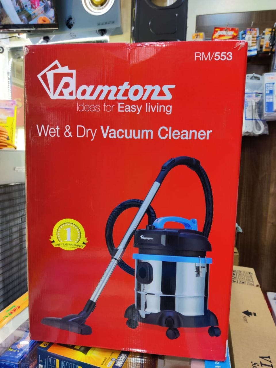 Ramtons 21L wet and dry vacuum cleaner RM/553