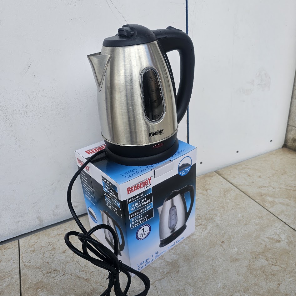 1.8L cordless electric kettle [redberry]