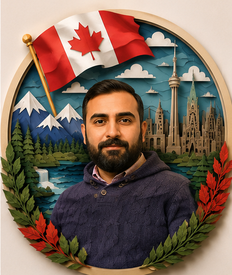 Canada Premium 3D Layered Paper Cut Portrait — Free AI Image Prompt for Boys