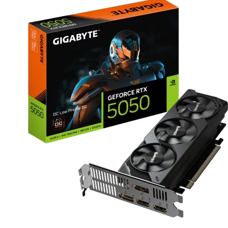 GIGABYTE GeForce RTX 5050 8GB OC Low Profile Graphics Card