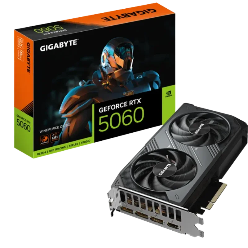 GIGABYTE GeForce RTX 5060 8GB WINDFORCE OC Graphics Card