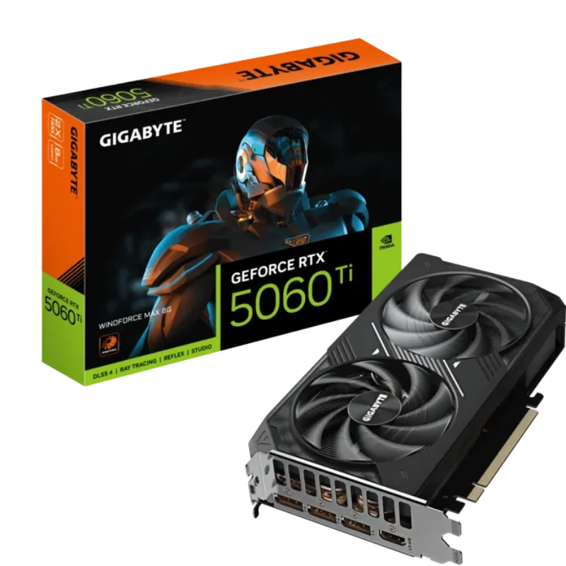GIGABYTE GeForce RTX 5060Ti 8GB WINDFORCE MAX Graphics Card