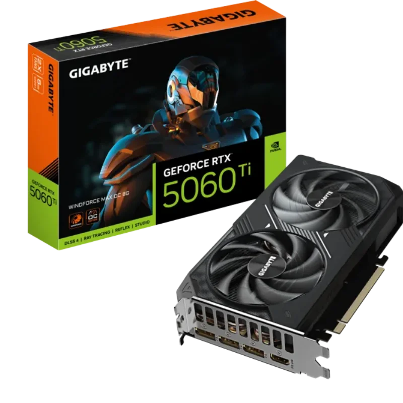 GIGBYTE GeForce RTX 5060Ti 8GB WINDFORCE MAX OC Graphics Card