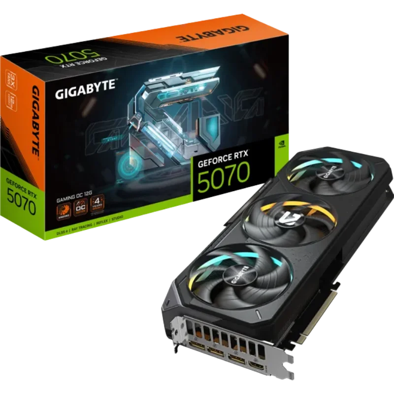 GIGABYTE GeForce RTX 5070 12GB GAMING OC Graphics Card