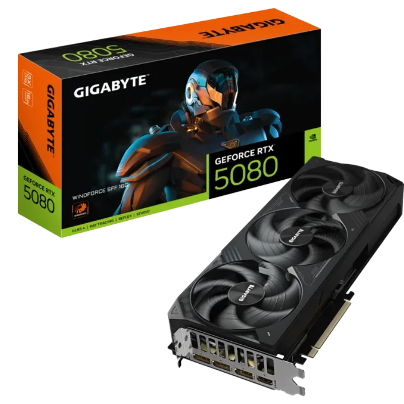 GIGABYTE GeForce RTX 5080 16GB WINDFORCE SFF Graphics Card