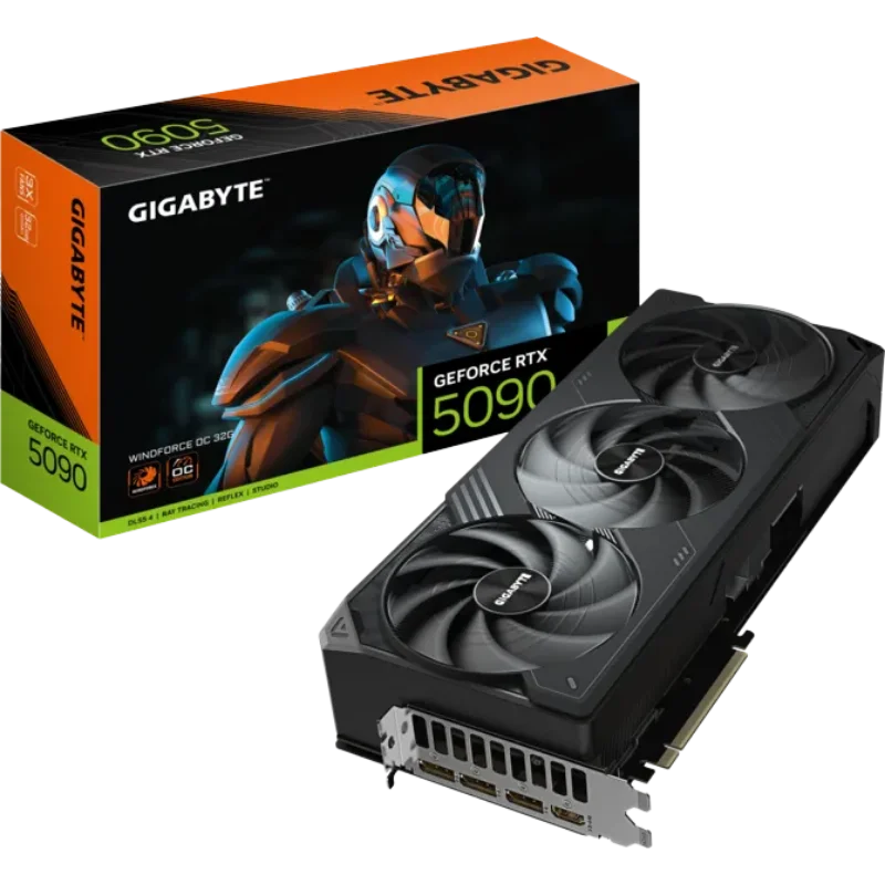 GIGABYTE GeForce RTX 5090 32GB WINDFORCE OC Graphics Card