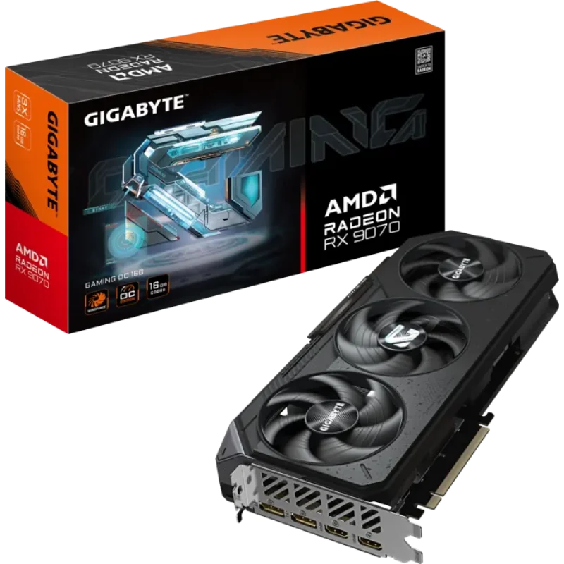 GIGABYTE Radeon RX 9070 16GB GAMING OC Graphics Card