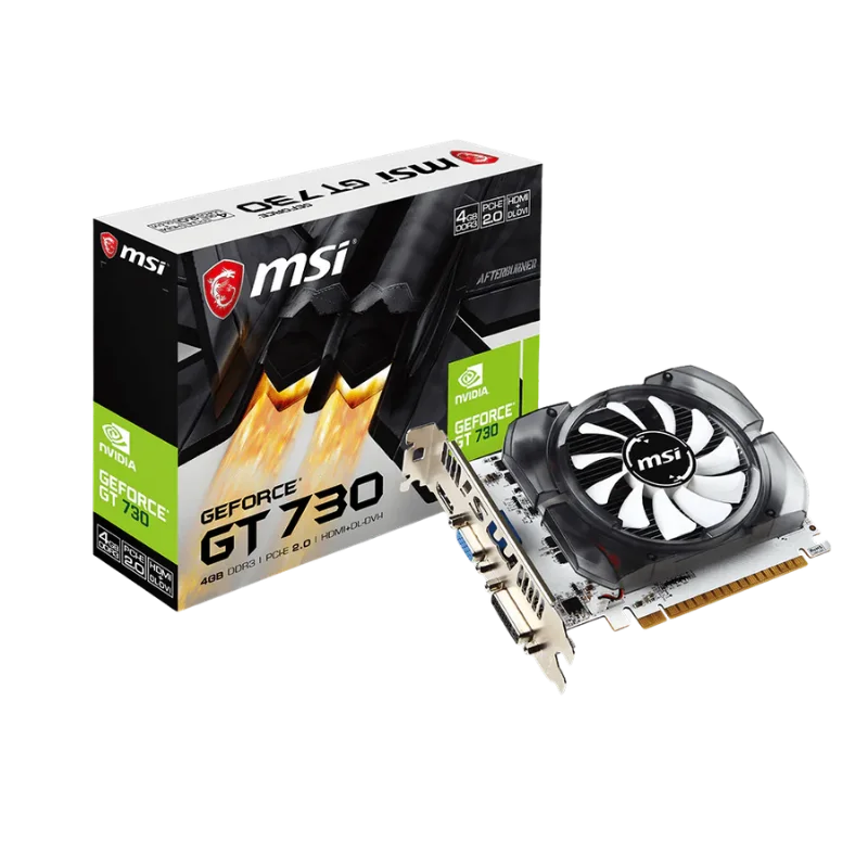 MSI Gaming GeForce GT 730 4GB Low Profile Graphics Card
