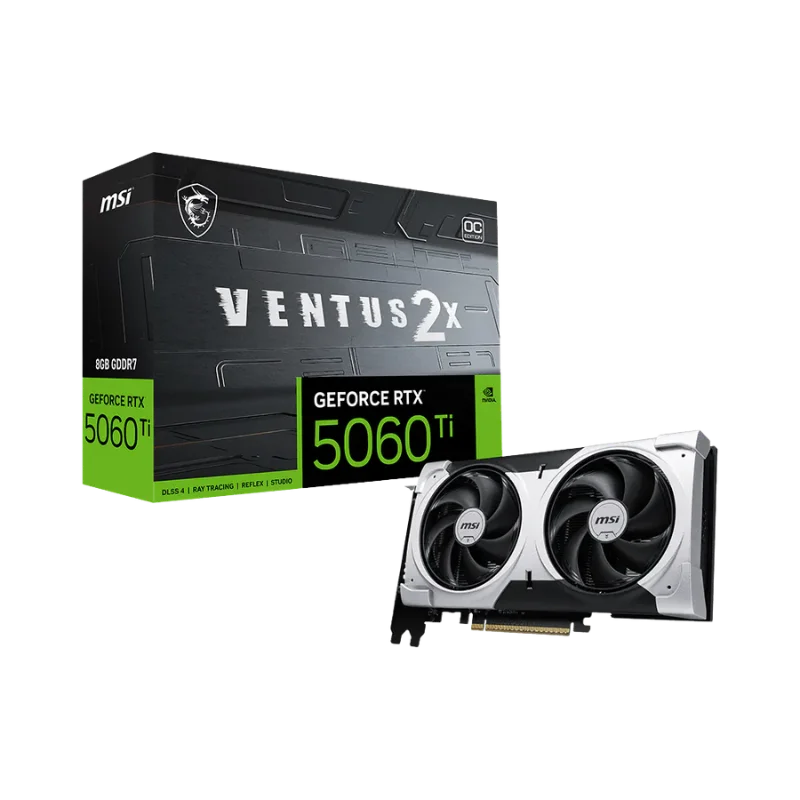 MSI GeForce RTX 5060 Ti 8GB VENTUS 2X OC PLUS Graphics Card