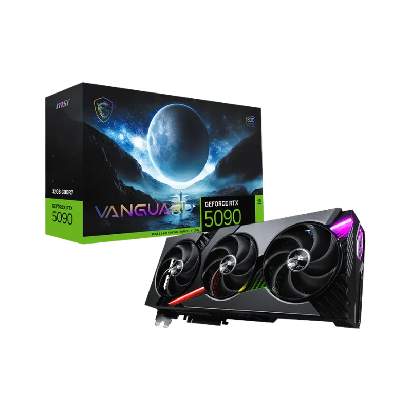 MSI GeForce RTX 5090 32GB VANGUARD SOC Graphics Card